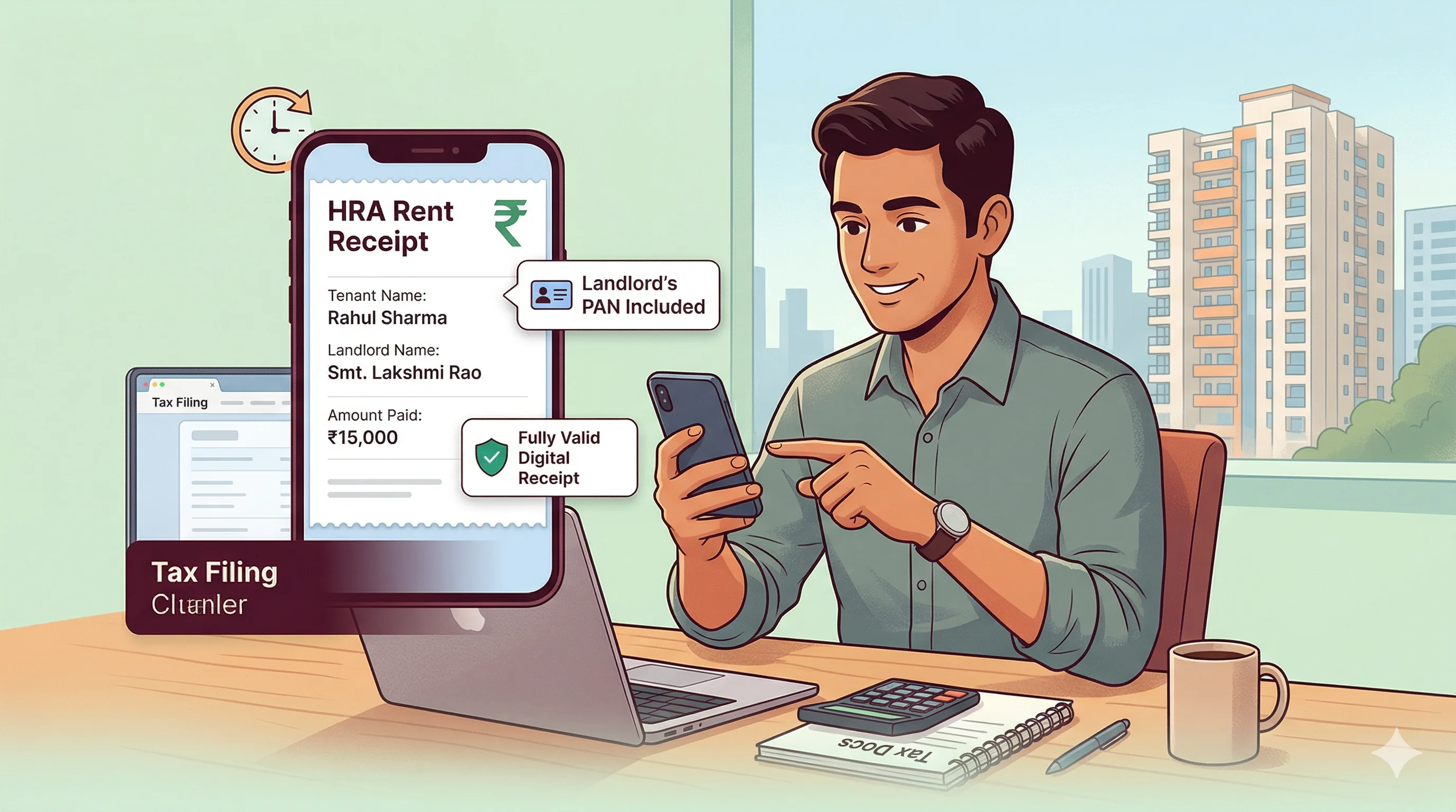 HRA Rent Receipt: How to Generate One for Tax Filing in India
