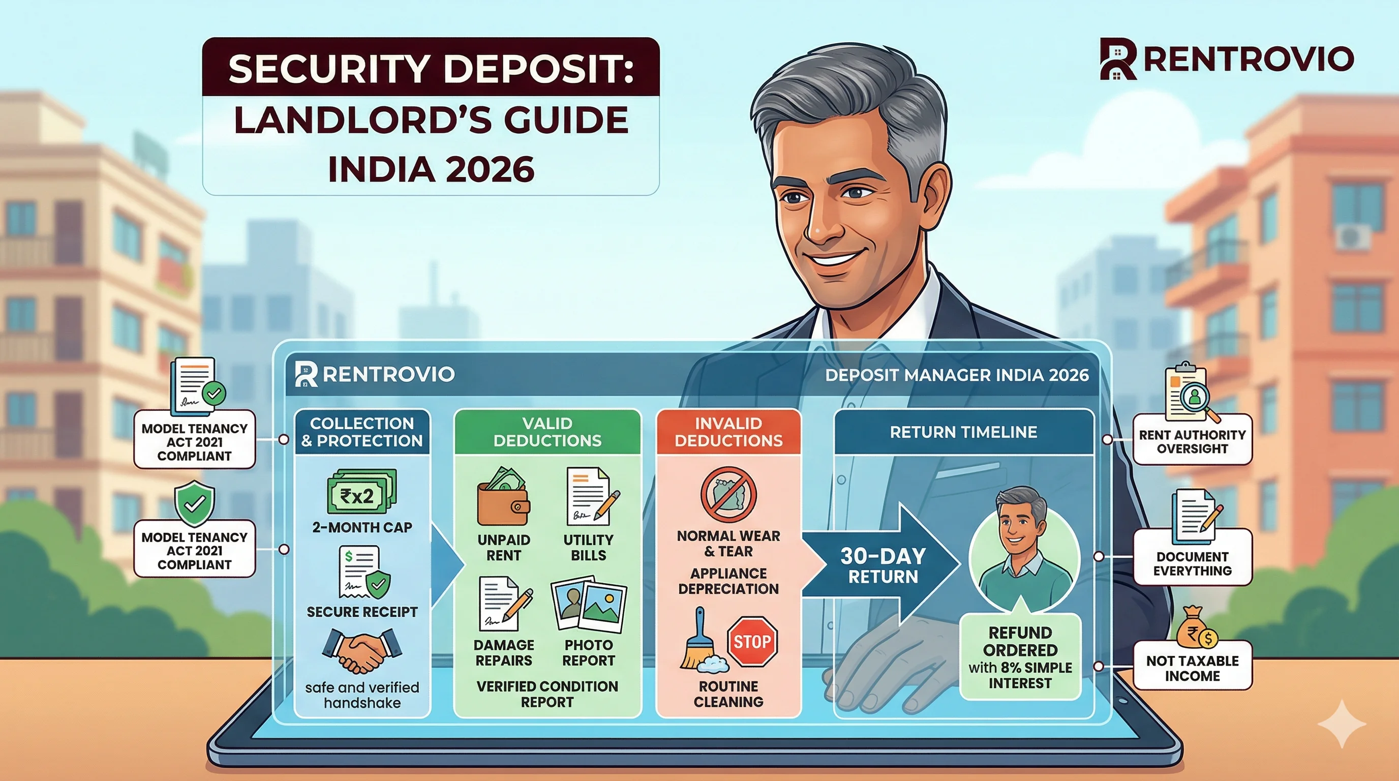 Security Deposit Rules for Landlords in India 2026